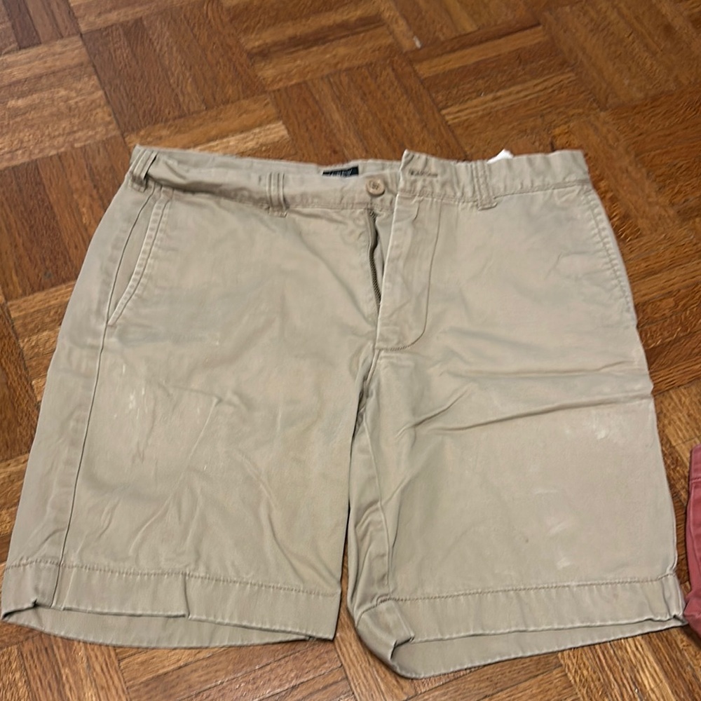J. Crew Tan Flat Front Shorts for Casual Wear